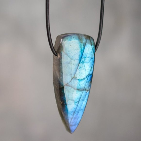 Labradorite Dagger Pendant – C - Picture 1 of 1